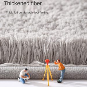 Non Slip Bath Mat,Super Soft Plush Shaggy 50x80cm - Image 3