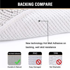 Bathroom Rugs Soft Non-Slip Mats, 50x80cm - Image 3