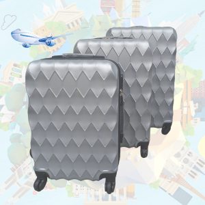 Travel Bag, Luggage 3 Pcs Set #917 - Image 2