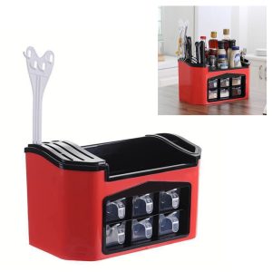 Spice Rack Organizer with Seasoning Jar Storage Box - Image 9