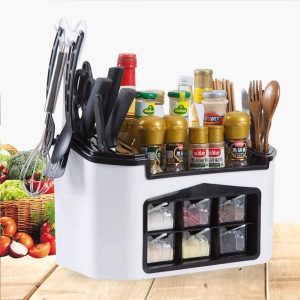 Spice Rack Organizer with Seasoning Jar Storage Box - Image 3