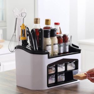 Spice Rack Organizer with Seasoning Jar Storage Box - Image 4
