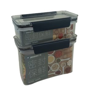 Acrylic Airtight Rectangular Food Storage Box - Image 2