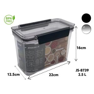 Acrylic Airtight Rectangular Food Storage Box - Image 4