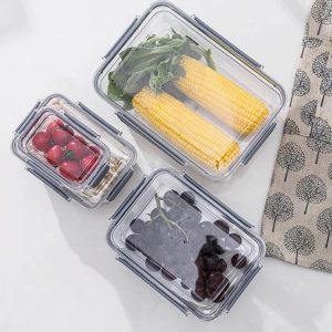 Square Food Storage Containers, Sealed Jar with Lid - Image 2