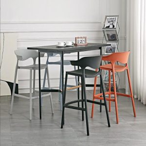 Plastic Back Bar Chair - Image 2