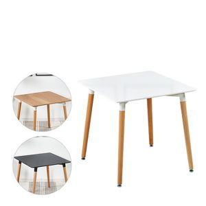 Wood Dinner Table 80*80cm - Image 4