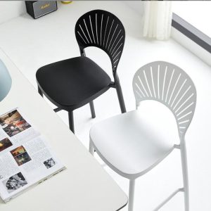 Nordic Shell Bar Chair - Image 1
