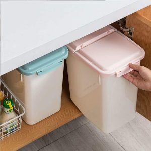 12kg Sealed Plastic Storage Box with Measuring Cup - Image 6