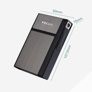 Slim Cigarette Case with Electric Lighter JD-YH061A - Image 6