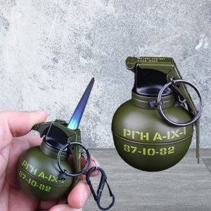 Hand Grenade Flame Lighter YH810B - Image 1