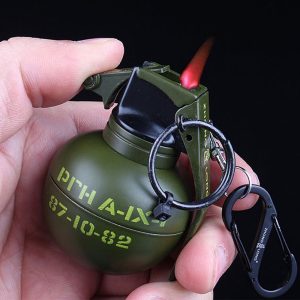 Hand Grenade Flame Lighter YH810B - Image 3