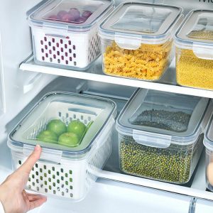 3 PCS Set Fruit Vegetable Storage Containers - Image 5
