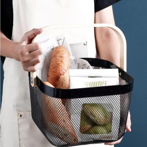 Mesh Steel Storage Organizer Basket - Image 5