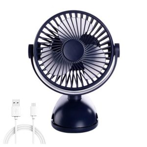 Rechargeable Battery Operated Clip on Mini Desk Fan - Image 3