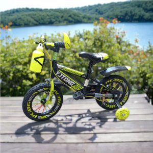 Yellow Children's Bicycle, 12/16/20 Inch #7-Y - Image 3