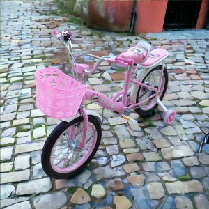 Children's Pink Bicycle, 12/16 Inch #9 - Image 2