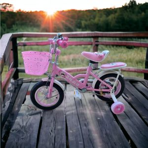 Children's Pink Bicycle, 12/16 Inch #9 - Image 3