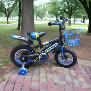 Blue Children's Bicycle, 12/16 Inch #12 - Image 4