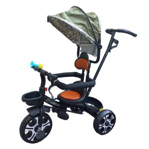 Elegant Kids Tricycle with Push Bar #12-1 - Image 5