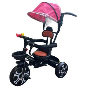 Elegant Kids Tricycle with Push Bar #12-1 - Image 7