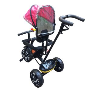 Elegant Kids Tricycle with Push Bar #12-1 - Image 8