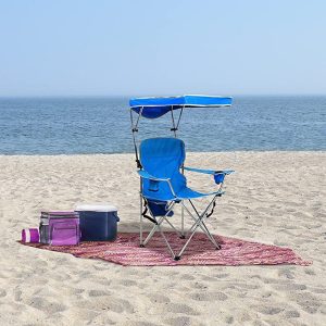 Foldable Camp Chair with Shade Canopy - Image 3