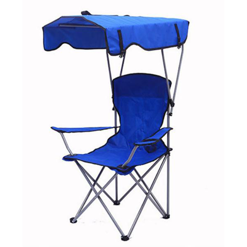 Foldable Camp Chair With Shade Canopy - Tezkarshop Official Website