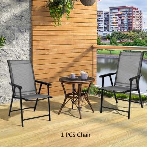 Folding Chair with High Back Rest Adjustable - Image 2