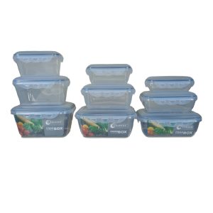 Phoenix, Food Container 3 pcs Set with Clips Lid - Image 2