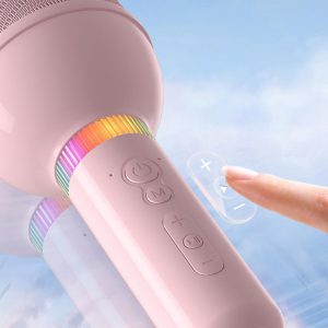 Wireless Karaoke Microphones Bluetooth Speaker C600 - Image 4