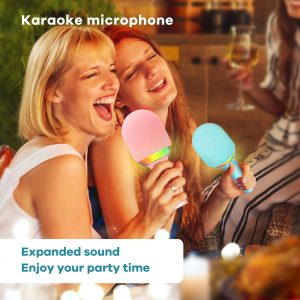 Wireless Karaoke Microphones Bluetooth Speaker C600 - Image 8
