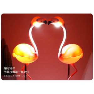 LED Flamingo Night Light Touch Reading Table Lamp - Image 3