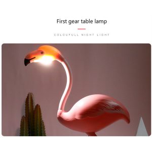 LED Flamingo Night Light Touch Reading Table Lamp - Image 6