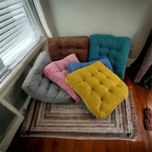 Velvet Pillow Decorative Square Soft Solid Cushion - Image 1