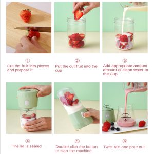 Mini Rechargeable Portable Juicer Electric Blender - Image 7