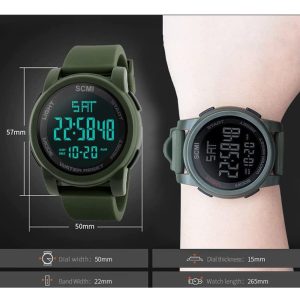 Silicone Sport Digital Men Watch Waterproof LED 24-1 - Image 4