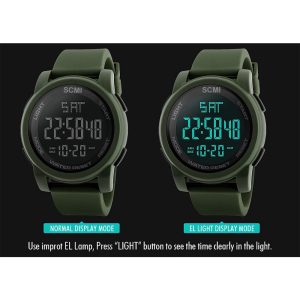 Silicone Sport Digital Men Watch Waterproof LED 24-1 - Image 5