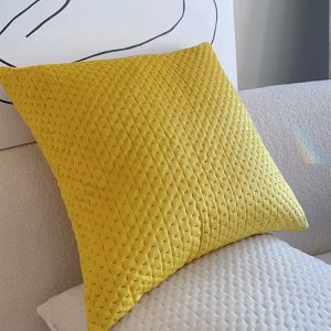Soft Soild Decorative Square Throw Pillow ZY004 - Image 6