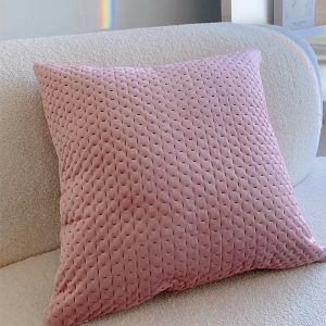 Soft Soild Decorative Square Throw Pillow ZY004 - Image 4