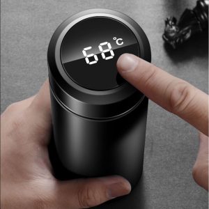 Stainless Steel Hot & Cold Smart 500ml Vacuum Thermos LED Temperature Display Indicator with Touch Screen - Image 3