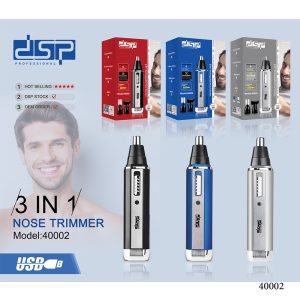 DSP 40002, Professional Rechargeable 3 In 1 Nose/Ear Trimmer - Image 6