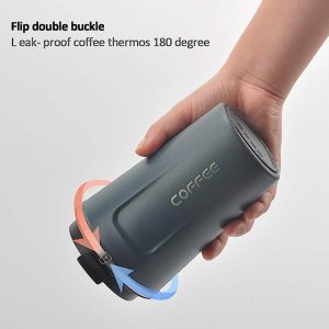 Travel Double Wall Vacuum Stainless Steel Coffee Cup - Image 8