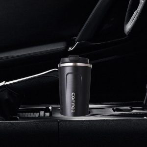 Travel Double Wall Vacuum Stainless Steel Coffee Cup - Image 3
