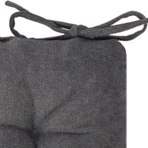 Faux Linen Chair Cushions 40 x 40 cm Pillow with Soft Laces SP088 - Image 4