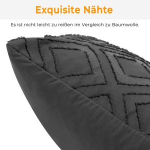 Soft Soild Decorative Square Throw Pillow HK002 - Image 5
