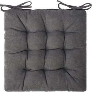 Faux Linen Chair Cushions 40 x 40 cm Pillow with Soft Laces SP088 - Image 3