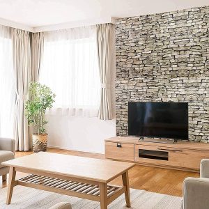 3D Self Adhesive Brick Wall Signs Vintage Brick Design 77 x 70 cm - Image 4