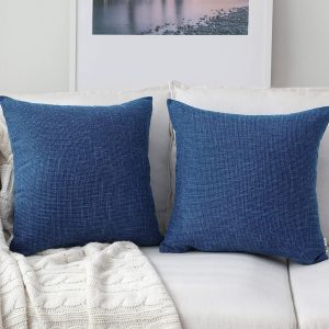 Faux Linen Toss Soft Throw Cushion Case for Couch SB61 - Image 8