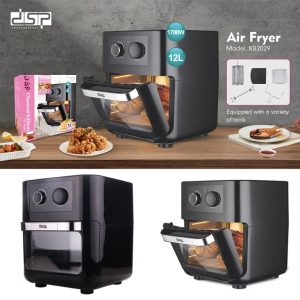 Dsp KB2029, 12L Electric Hot Grill & Air Fryer, Oven - Image 3